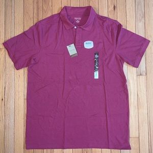 New With Tags Men’s Sonoma Life Style Polo Shirt Size XLT cotton maroon